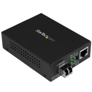 Convertidor Compacto de Medios Ethernet Gigabit a Fibra Multimodo LC - 550m StarTech.com MCM1110MMLC