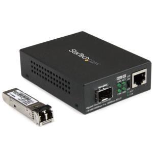 Convertidor Compacto de Medios Ethernet Gigabit a Fibra Multimodo LC - 550m StarTech.com MCM1110MMLC